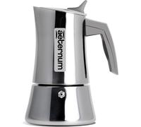 Macchinetta Caffè Caffettiera in Acciaio Inox ad Induzione La Divina 2 Tazze