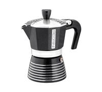 Macchinetta Caffettiera Caffè Infinity Rock Nera 3 Tazze