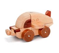 Macchinina di Legno Pedagogico , Stile Aereo In Legno Massello S-27G
