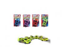 Macchinina drift a retrocarica 17 cm - auto da corsa in plastica per bambini