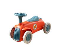 Macchinina giocattolo da cavalcare for bambini con volante e set di giocattoli scorrevoli con clacson for giochi al coperto e all'aperto(Geel)