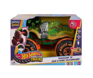 Macchinina Radiocomandata Hot Wheels Monster Trucks Samsh O Saurus 1:15