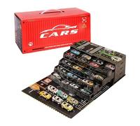 Macchinine - 37.5x17.2cm, Giochi Educativi Die-Cast A Retrocarica | Garage Con 48 Pezzi Di Auto Da Corsa Per Bambini Casa Viaggio Camera Da Soggiorno Compleanno Festa