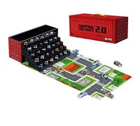 Macchinine da tirare indietro - Set di veicoli interattivi con scatola portaoggetti, auto da corsa in ABS, set di giocattoli per bambini da 48 pezzi | Tirare indietro i giocattoli 'auto per ragazz