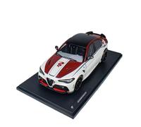 Macchinine in Metallo Pressofuso 1:18 Per Alfa Romeo Giulia Gta-M Modello Auto In Lega A Doppia Porta Con Tetto Nero Vernice Rossa Esposizione Per Feste Fan Sport Motoristici Corsa