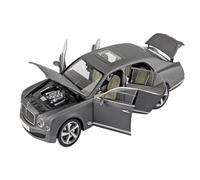 Macchinine in Metallo Pressofuso 1:18 Per Bentley Mulsanne Speed Alloy Gray Modello Di Auto In Lega Metallica Artigianato Artistico Ornamenti Fan Sport Motoristici Corsa