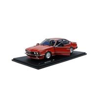 Macchinine in Metallo Pressofuso 1:18 Per BMW 635 CSI (E24) Auto In Lega Rossa Con Portiere Apribili Stile Classico Berlina Esposizione Compleanno Fan Sport Motoristici Corsa
