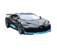 Macchinine in Metallo Pressofuso 1:18 Per Bugatti Chiron Veyron Divo Modello Di Auto In Lega Giocattolo Supersportiva Ornamenti Da Esposizione Fan Sport Motoristici Corsa(Gray)