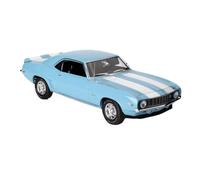 Macchinine in Metallo Pressofuso 1/18 Per Chevrolet 1969 Camaro Z/28 Modello Di Auto Giocattolo In Lega Gioco Veicolo Da Collezione Blu Fan Sport Motoristici Corsa