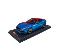 Macchinine in Metallo Pressofuso 1:18 Per Ferrari 12 Cilindri Auto Sportiva Modello Auto In Metallo Blu Collezione Garage Ornamenti Realistici Fan Sport Motoristici Corsa