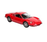 Macchinine in Metallo Pressofuso 1/18 Per Ferrari Dino 246 GT 1968 Modello Di Auto In Lega Rossa In Miniatura Collezione Impossibile Aprire La Portiera Fan Sport Motoristici Corsa