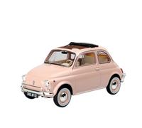 Macchinine in Metallo Pressofuso 1:18 Per Fiat 500 L 1968 Modello Di Auto In Lega Rosa Carina Decorazione Da Collezione Adatta Per La Fidanzata Fan Sport Motoristici Corsa