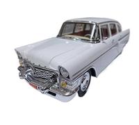 Macchinine in Metallo Pressofuso 1 18 Per Il Modello Di Berlina A Quattro Porte In Scala GAZ Seagull GAZ13 Chaika Bianco Nero Decorazione Interna Retrò Fan Sport Motoristici Corsa(White)