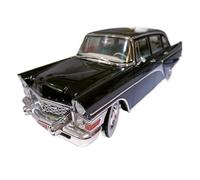 Macchinine in Metallo Pressofuso 1 18 Per Il Modello Di Berlina A Quattro Porte In Scala GAZ Seagull GAZ13 Chaika Bianco Nero Decorazione Interna Retrò Fan Sport Motoristici Corsa(Black)