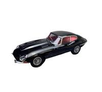 Macchinine in Metallo Pressofuso 1:18 Per La Collezione Di Modelli Auto D'epoca Jaguar E-Type Coupé In Esposizione Per Il 60° Anniversario Della Jaguar Fan Sport Motoristici Corsa(Black)