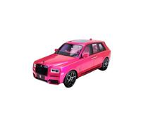 Macchinine in Metallo Pressofuso 1:18 Per La Vetrina Del Collezionista Di Modelli Di Auto In Lega Decorativa Retrò Rosa E Verde Rolls-Royce Cullinan Fan Sport Motoristici Corsa(Pink)