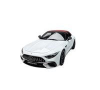 Macchinine in Metallo Pressofuso 1/18 Per Mercedes-AMG SL63 R232 Coupé Modello Di Auto Decappottabile In Lega Con Capote Rossa Per Collezione Fan Sport Motoristici Corsa