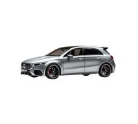 Macchinine in Metallo Pressofuso 1:18 Per Mercedes-Benz AMG A45 S Modello Di Auto In Lega Tricolore Con Ornamenti Display Da Tavolo Per Il Lavoro Fan Sport Motoristici Corsa(Gray)
