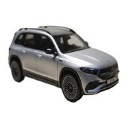 Macchinine in Metallo Pressofuso 1:18 Per Mercedes-Benz Benz EQB 2021 Modello In Lega Argento Grandi Dimensioni Cerchioni Argento Design A 2 Porte Fan Sport Motoristici Corsa