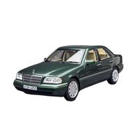 Macchinine in Metallo Pressofuso 1:18 Per Mercedes-Benz Classe C 1993 Modello Realistico In Lega Verde Modello Di Auto Vetrina Decorazione Auto Fan Sport Motoristici Corsa