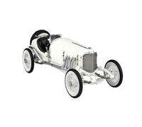 Macchinine in Metallo Pressofuso 1:18 Per Mercedes Targa Florio 1924 Modello Di Auto In Lega Bianca Retrò Classica Decappottabile A Quattro Ruote Fan Sport Motoristici Corsa