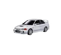 Macchinine in Metallo Pressofuso 1:18 Per Mitsubishi Lancer EVO IV 4a Generazione In Resina Bianca Modello Auto Berlina Classica Grandi Dimensioni Fan Sport Motoristici Corsa