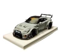 Macchinine in Metallo Pressofuso 1:18 Per Nissan 35Gt-Rr Lb Works Gt Battle Gray Alloy Ornament Car Model Scene Simulation Toys Fan Sport Motoristici Corsa