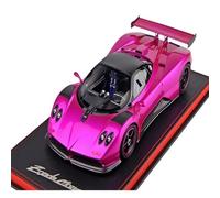 Macchinine in Metallo Pressofuso 1:18 Per Pagani Zonda C12 Monza Vari Modelli Di Auto In Resina Da Collezione Supercar Proporzioni Ornamenti Fan Sport Motoristici Corsa(Purple)