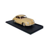 Macchinine in Metallo Pressofuso 1:18 Per Porsche 356 PRE-A Berlina In Lega Dal Design Classico Modello Con Porte Apribili Doppie Porte Marrone Fan Sport Motoristici Corsa