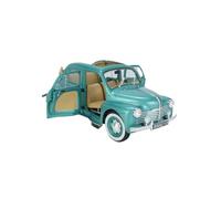 Macchinine in Metallo Pressofuso 1:18 Per Renault 4CV Vert Ardennes Modello Di Auto D'epoca In Lega Con Porte Aperte E Interni Realistici 1951 Fan Sport Motoristici Corsa
