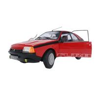 Macchinine in Metallo Pressofuso 1:18 Per Renault Fuego Turbo Rosso Modello In Lega Scala Decorazione Camera Da Letto Giocattoli Per Interni 1980 Fan Sport Motoristici Corsa