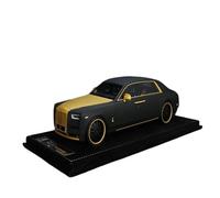 Macchinine in Metallo Pressofuso 1:18 Per Rolls-Royce Phantom Extended Edition Nero Opaco Edizione Oro Resina Rara Adatta Ai Collezionisti Fan Sport Motoristici Corsa