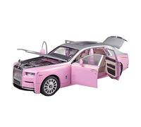 Macchinine in Metallo Pressofuso 1 18 Per Rolls-Royce Phantom Pressofuso In Lega Modello Di Auto Suono E Luce Tirare Indietro Giocattolo Regalo Di Moda Fan Sport Motoristici Corsa(B)
