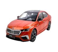 Macchinine in Metallo Pressofuso 1:18 Per SAIC Skoda Octavia PRO 2021 Modello Di Auto In Lega Arancione/blu Con Porte Complete Berlina Pressofusa Fan Sport Motoristici Corsa(Orange)