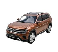 Macchinine in Metallo Pressofuso 1:18 Per SAIC Volkswagen Teramont Collectibles Modello 2021 Berlina In Lega Simulata Esposizione A Sorpresa Fan Sport Motoristici Corsa(Brown)
