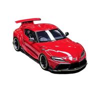 Macchinine in Metallo Pressofuso 1:18 Per Toyota Gr Supra 2020 Auto In Resina Rossa Supercar Può Essere Utilizzato Per La Collezione E La Decorazione Fan Sport Motoristici Corsa
