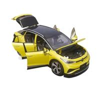 Macchinine in Metallo Pressofuso 1:18 Per Vw Id4 Id.4 X Suv Lega Nuova Energia Modello Di Auto Diecast Ornamenti Veicoli Invia Un Fidanzato Fan Sport Motoristici Corsa(Yellow)