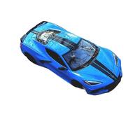 Macchinine in Metallo Pressofuso 1:24 Per Chevrolet Corvette C8 R Modello Di Auto In Lega Modello Auto Giocattolo In Metallo Quattro Porte Design Fan Sport Motoristici Corsa(Blue)