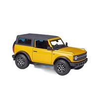 Macchinine in Metallo Pressofuso 1 24 Per Ford 2021 Bronco Badlands Simulazione Fuoristrada In Lega Modello Di Auto Regalo Display Fan Sport Motoristici Corsa(Yellow)