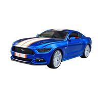 Macchinine in Metallo Pressofuso 1:24 Per Ford Mustang GT Modello Auto In Lega Blu In Metallo Versione Modificata Modello Di Auto Sportiva Fan Sport Motoristici Corsa