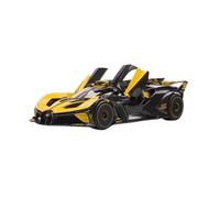 Macchinine in Metallo Pressofuso 1:24 Per Il Concept Car Supercar Bugatti Bolide, Modello In Lega Versione Fashion Con Porte Che Si Aprono Verso L'alto Fan Sport Motoristici Corsa(Yellow)