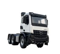 Macchinine in Metallo Pressofuso 1/24 Per Il Modello In Lega Di Testa Del Rimorchio Mercedes-Benz Actros Atania Autocarro Semirimorchio Grandi Dimensioni Fan Sport Motoristici Corsa(White)