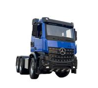 Macchinine in Metallo Pressofuso 1/24 Per Il Modello In Lega Di Testa Del Rimorchio Mercedes-Benz Actros Atania Autocarro Semirimorchio Grandi Dimensioni Fan Sport Motoristici Corsa(Blue)