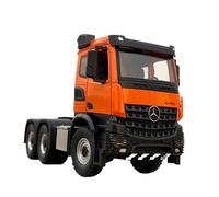 Macchinine in Metallo Pressofuso 1/24 Per Il Modello In Lega Di Testa Del Rimorchio Mercedes-Benz Actros Atania Autocarro Semirimorchio Grandi Dimensioni Fan Sport Motoristici Corsa(Orange)
