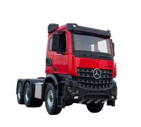 Macchinine in Metallo Pressofuso 1/24 Per Il Modello In Lega Di Testa Del Rimorchio Mercedes-Benz Actros Atania Autocarro Semirimorchio Grandi Dimensioni Fan Sport Motoristici Corsa(Red)