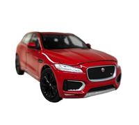 Macchinine in Metallo Pressofuso 1 24 Per Jaguar F PACE Tipo XJ XF Raro Modello Di Auto In Lega Souvenir Per Le Vacanze Decorazione Per La Casa Fan Sport Motoristici Corsa(Red)