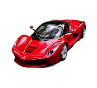 Macchinine in Metallo Pressofuso 1:24 Per La Ferrari LaFerrari Auto Sportiva Realistica Modello In Lega Bicolore Giocattolo Per Il Migliore Amico Fan Sport Motoristici Corsa(Red)