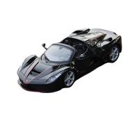 Macchinine in Metallo Pressofuso 1:24 Per La Ferrari LaFerrari Auto Sportiva Realistica Modello In Lega Bicolore Giocattolo Per Il Migliore Amico Fan Sport Motoristici Corsa(Black)