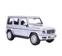 Macchinine in Metallo Pressofuso 1:24 Per Mercedes-Benz CLASSE G G Benz G500 Veicolo Fuoristrada In Lega Di Grandi Dimensioni Adatto Agli Appassionati Fan Sport Motoristici Corsa(White)