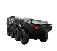 Macchinine in Metallo Pressofuso 1/24 Per Modello Veicolo Corazzato In Lega Con Suono E Luce Carro Armato A Trazione Posteriore Per Compleanno Fanteria Fan Sport Motoristici Corsa(Black)